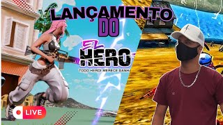 🛑LANÇAMENTO DO ALFA EL HERO GAMEPLAY AO VIVO SOLO VS SQUAD FREE FIRE🔥4K 60FPS ULTRAHD SanttonFPS [upl. by Alemac]