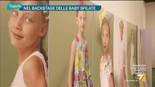 Nel backstage delle Baby sfilate [upl. by Eednam721]