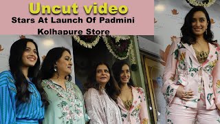 Shraddha Kapoor Jannat Zubair and Many Stars At Launch Of Padmini Kolhapure Store Padmasitaa cmitv [upl. by Sivolc950]