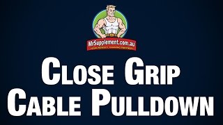 Close Grip Cable Pulldown [upl. by Anwadal]