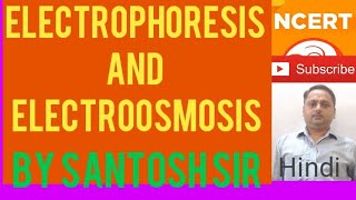 Electrophorsis and Electroosmosis Hindi [upl. by Mcgee130]