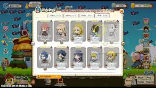 Pockie Ninja 2 Social  Gold Ninja Recruited Taijutsu [upl. by Aciraj]