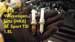 2018 VW Jetta 18L Spark Plugs Replacement [upl. by Peggir]