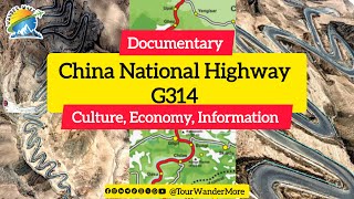 G314  China National Highway  Khunjrab to Ürümqi  Documentary  Aerial View  4K [upl. by Tavie]