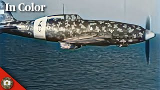 Macchi C202 Folgore footage  Regia Aeronautica in ww2 Colorized amp Enhanced [upl. by Hareema]