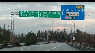 Körprov i SÖDERTÄLJE Driving test in Södertälje Uppkörning [upl. by Aileme]