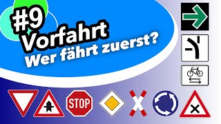 9 Vorfahrt  Vorfahrtsregeln  Fahrschule Punkt [upl. by Arola]