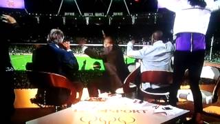 FUNNY Mo Farah wins olympic gold 10000 metres 04082012 BBC commentators reaction [upl. by Imit144]