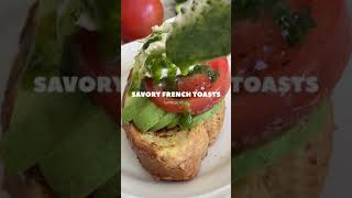 ✨CapreseStyle Savory French Toasts RECIPE✨ [upl. by Tanney]