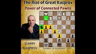 Kasparovs Power of Connected Pawns  Yuferov vs Kasparov 1978 [upl. by Einomrah]