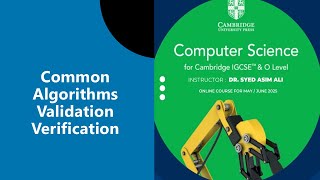 41A COmmon Algos Validation Verification [upl. by Nylehtak]