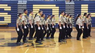 Pathfinder Marching Competition Fancy Drill 31917 [upl. by Eelydnarb98]