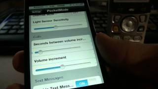 PocketMode  Augmentation auto de la sonnerie de votre iPhone lors dun appel reçu [upl. by Jael]