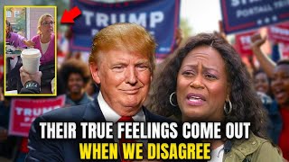 White Liberal Woman Yells At Black Woman Over Supporting Trump [upl. by Leruj734]