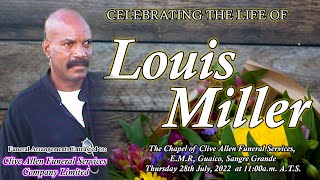 Funeral Service of Louis Miller [upl. by Joappa681]