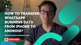 3 Ways to Transfer WhatsApp Business Data From iPhone to Android [upl. by Aninaig]