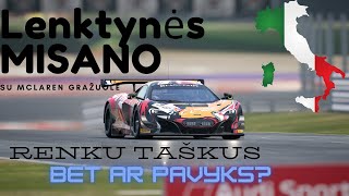 MISANO trasa su McLaren GT3 lenktynių diena [upl. by Annayad]