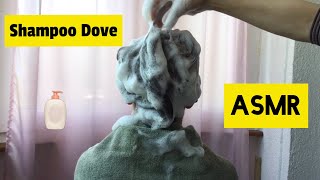 ASMR Dove Shampoo Shampoo Hair w Foam Scalp massage Hair washampHair Shampoo MomampDaughter 👩‍👧 [upl. by Eeslehc131]