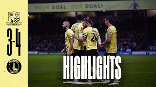 Highlights Southend United 3 Charlton 4 November 2024 [upl. by Aleen226]