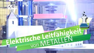 Die elektrische Leitfähigkeit von Metallen  alpha Lernen erklärt Chemie [upl. by Aydan]