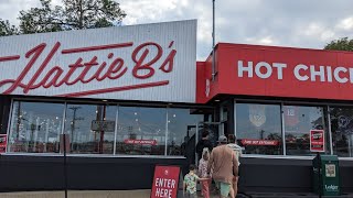 Getting my cluck on at Hattie Bs hot chicken and trying the shut the cluck up sauce [upl. by Dymphia252]