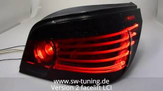 SWCelis LED Rückleuchten für BMW E60 5er redsmoke SWTuning [upl. by Santa]