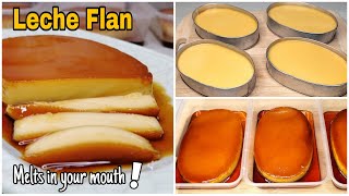 Leche Flan Recipe  Smooth Creamy And Melts In Your Mouth  Easy Gawin With Tips  WAIS NA NANAY [upl. by Taite]