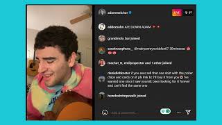 adam melchor instagram livestream 12282023 [upl. by Gualtiero338]