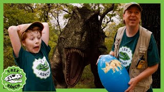 Dino Surprise Egg Hunt Explosive Adventure 🦖🦕 TRex Ranch Dinosaur Videos [upl. by Epilif]