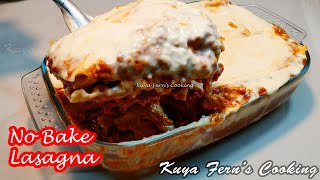 NO BAKE CREAMY LASAGNA WITH WHITE SAUCE [upl. by Janik]