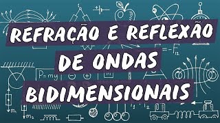 Refração e Reflexão de Ondas Bidimensionais  Brasil Escola [upl. by Hsina]