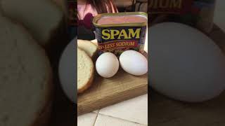 Spam and eggs made by a 5 year old 😃 [upl. by Marco127]