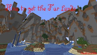 How to get to the Far Lands in Minecraft Java 117 [upl. by Lux61]