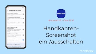 HandkantenScreenshotGeste einschalten oder ausschalten  Samsung Android 14  One UI 6 [upl. by Filler]