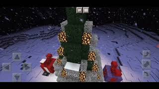 building Christmas three on Minecraft [upl. by Ikey450]