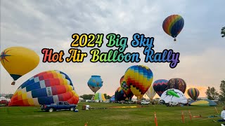 2024 Big Sky Hot Air Balloon Rally [upl. by Oigile]