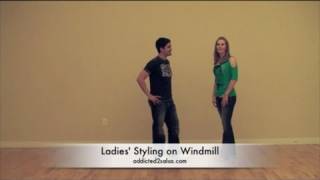 Salsa Dance  Windmill Pattern and Styling [upl. by Notsnhoj970]