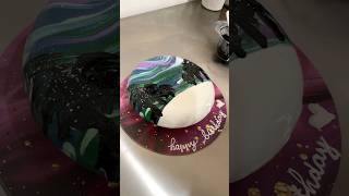 aurora di kue mirror glaze entremet cake cakeultah mirrorglaze mirrorglazecake entremetcake [upl. by Bianka334]