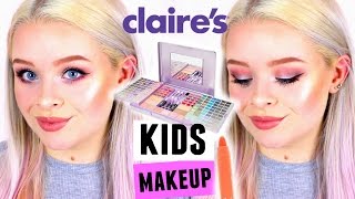 FULL FACE USING ONLY KIDSCLAIRES MAKEUP  sophdoesnails [upl. by Garv]