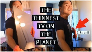 The THINNEST TV ON THE PLANET  LG Wallpaper TV OLED65W7P Review [upl. by Heise]