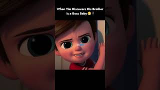 When Tim Discovers His Baby Brother is a Boss 👶 shorts viral bossbaby [upl. by Elsworth]