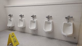 189 Eljer Savon Urinals and Preserver Toilets at TTU Memorial Gym [upl. by Tneicniv]