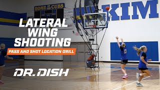 Basketball Team Drills Lateral Wing Shooting [upl. by Lairea]