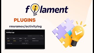 Filament SpatieLaravelactivitylog  Filament plugin by rmsramos [upl. by Nosahc]