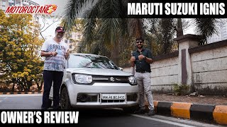 40000km Maruti Ignis Owners Review  Expensive to Maintain [upl. by Segroeg]