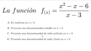 Continuidad de una función racional [upl. by Nella]