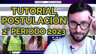 Tutorial Postulación Segundo Perdiodo 2023 [upl. by Ahsyas93]