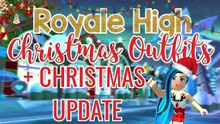 ROYALE HIGH CHRISTMAS OUTFITS New Christmas update [upl. by Bert]