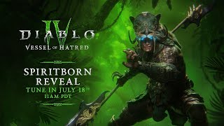 Diablo 4 Spiritborn Reveal Livestream [upl. by Jorge649]