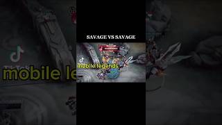 Savage VS Savage mobile legendsshortviral mobilelegends gaming [upl. by Ume]